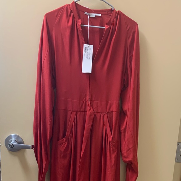 Stella McCartney red jumpsuit